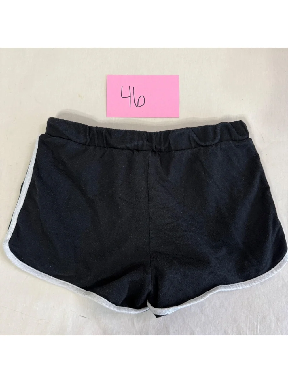 Old Navy Women's Black Athletic Shorts with White Trim Juniors Size XL